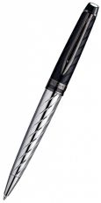 Шариковая ручка WATERMAN Expert 3 (S0963360) Precious CT Black (M) чернила: синий нержавеющая сталь блестящий хром